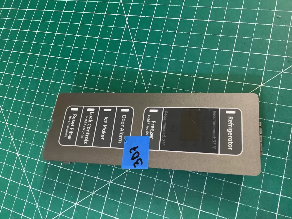 GE 239D2347G008 Refrigerator Control Board User Interface AZ196505 | NR307