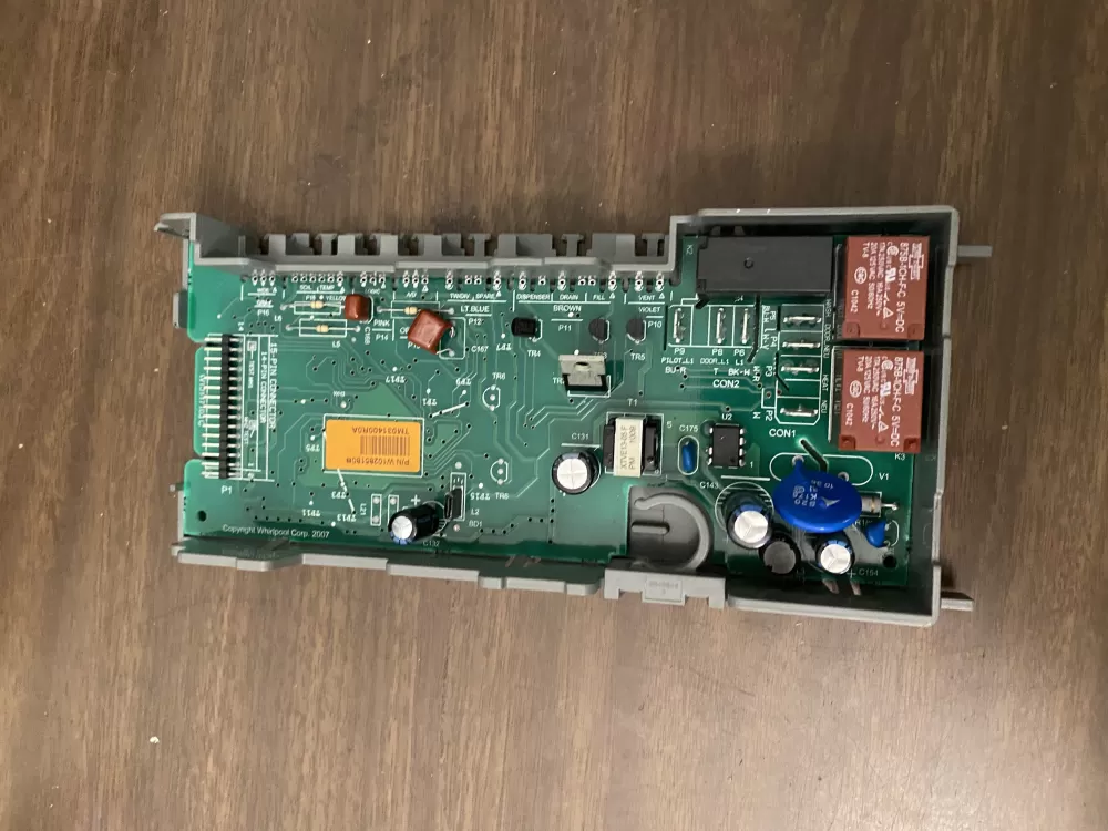 Whirlpool  Maytag  KitchenAid  Kenmore AP6018711 W10130967 W10208673 W10285180 WPW10285180 PS11752013 Dishwasher Control Board