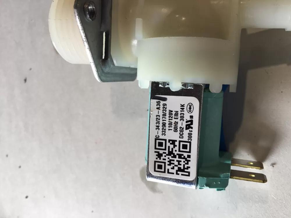 Samsung DC62 30314K Washer Water Inlet Valve AZ148921 | SL175