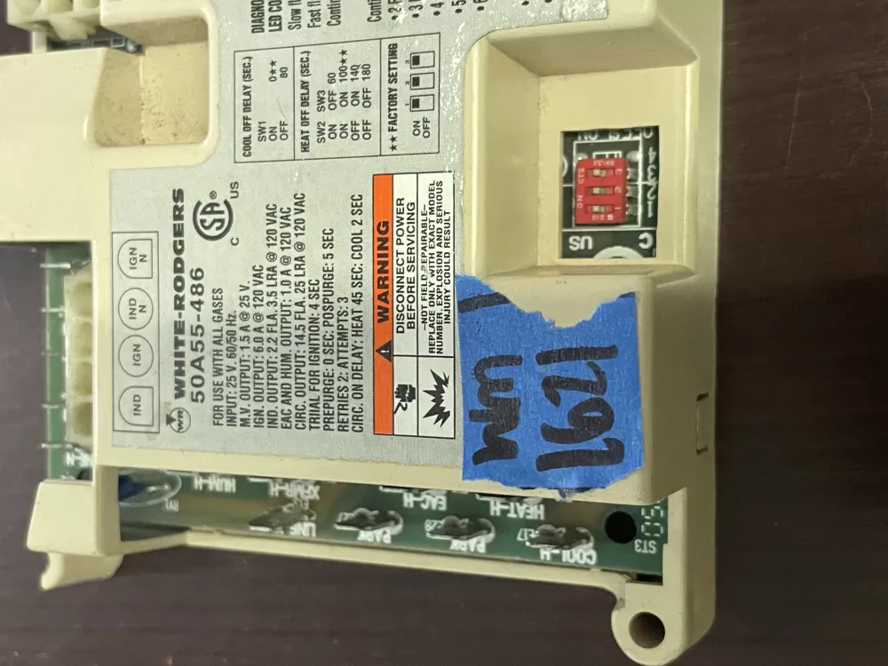 Trane 50A55-486 Furnace White Rodgers Control Board AZ98595 | Wm1621