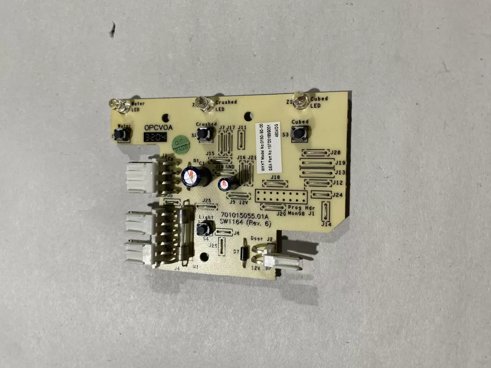 GE 197D5189G001 Refrigerator Control Board