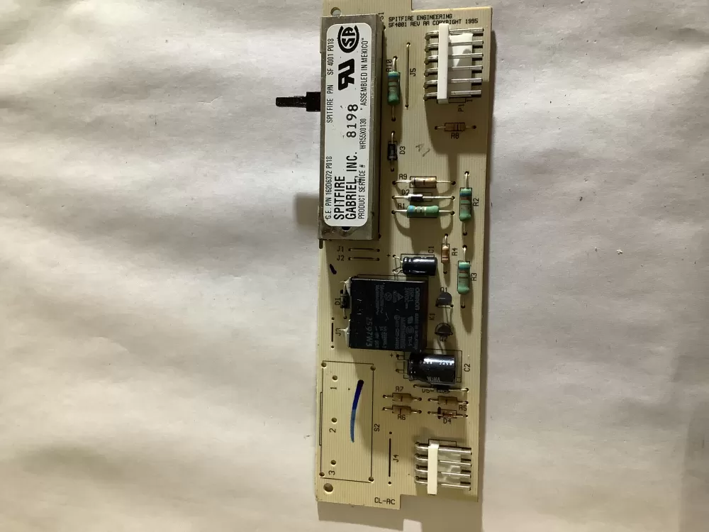 GE  Kenmore WR55X130  AP2071639  305305  AH304238  EA304238  PS304238  WR55X0044  WR55X0045  WR55X0072  WR55X0074  WR55X0130  WR55X0131  WR55X131  WR55X44  WR55X45  WR55X72  WR55X74  162D6372P018 Refrigerator Dispenser Control Board