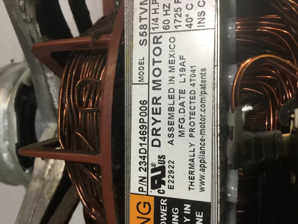 GE Whirlpool WE17X23056 Dryer Motor Assembly AZ100369 | SL168