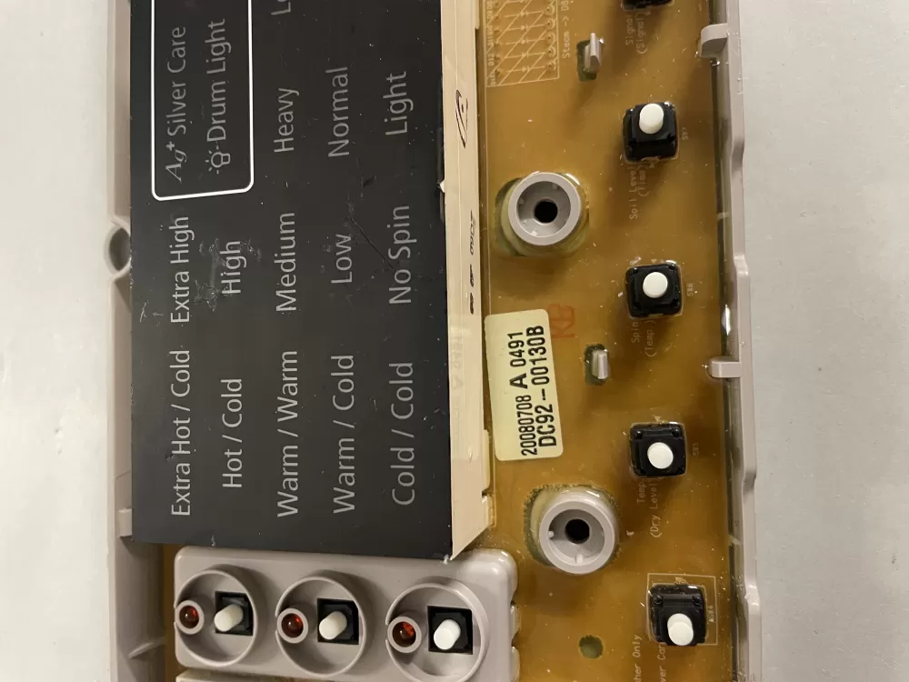 Samsung DC92 00130B Washer Control Board AZ134925 | KMV238