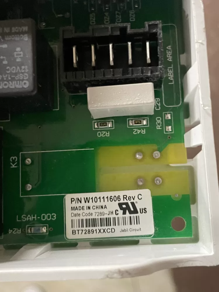 Whirlpool Maytag Kenmore W10111606 6105034 Dryer Control Board AZ39174 | Wm480