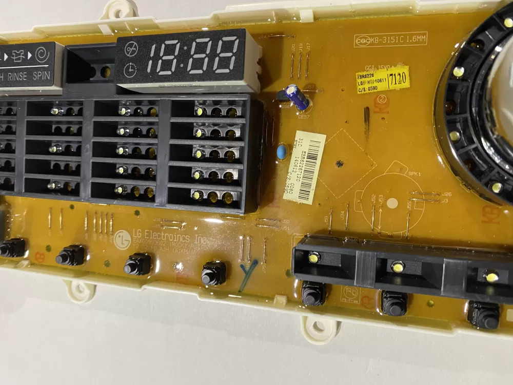 LG EBR62267120 Washer Control Board AZ145817 | BKV761