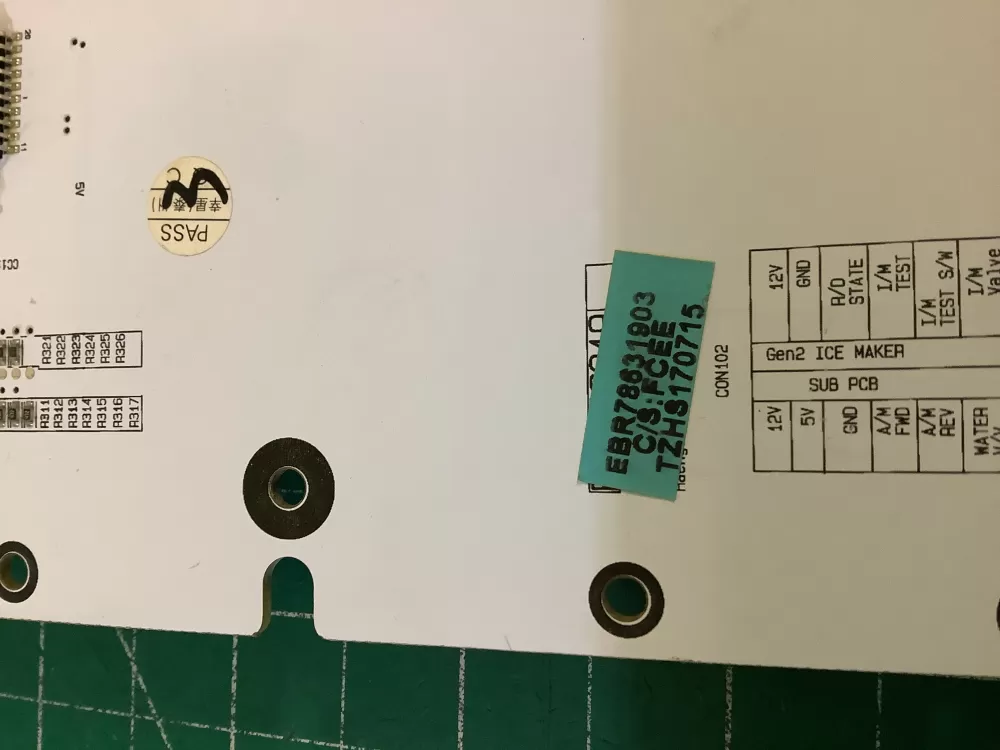 LG EBR78631903 Refrigerator Control Board Dispenser AZ201765 | NR330