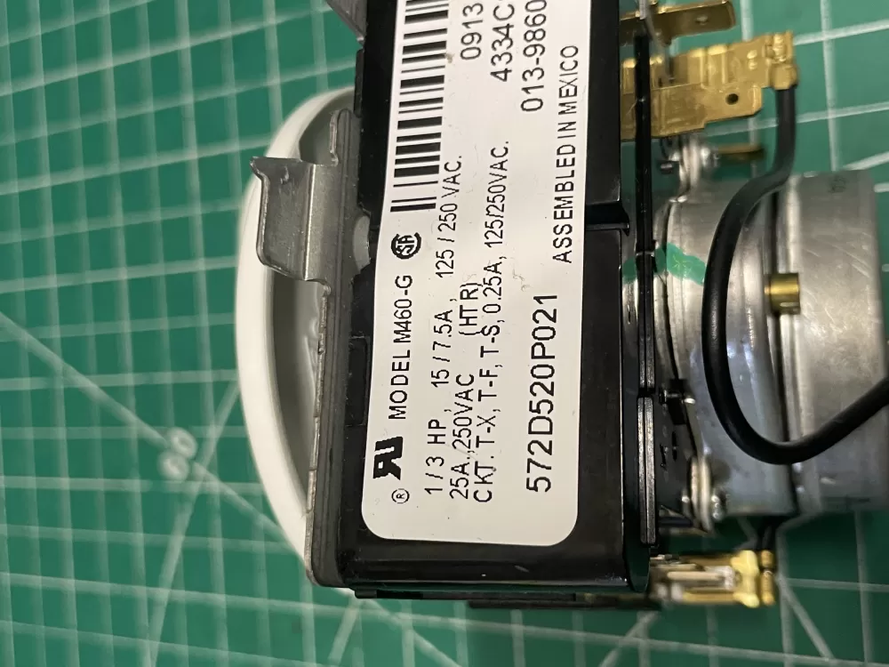 GE 572D520P021 WE4M271 Dryer Timer AZ203245 | Wm2274