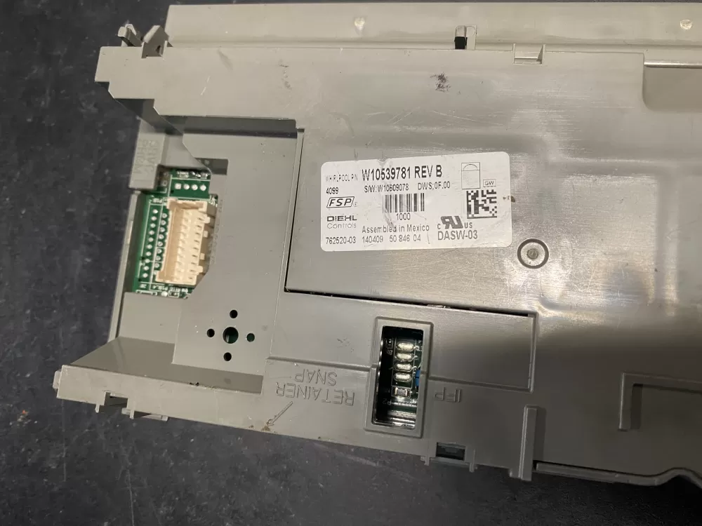 Whirlpool W10539781 W10597042 PS8260225 Dishwasher Control Board AZ12889 | BK749