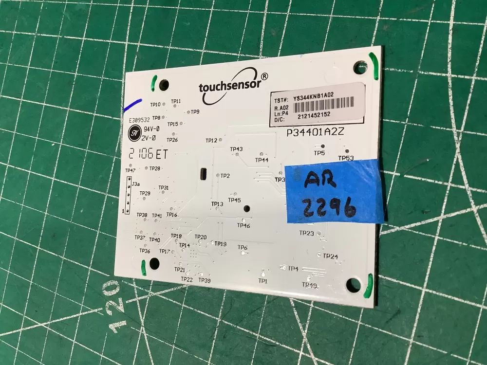 Whirlpool Washer YS344KNB1A02 P34401A2Z LED Touch Sensor AZ191232 | AR2296