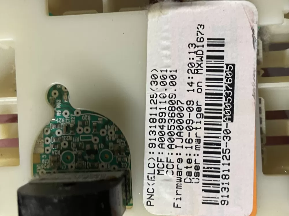 Frigidaire A00537605 5304500456 PD00029681 Washer Control Board AZ41500 | Wm1721