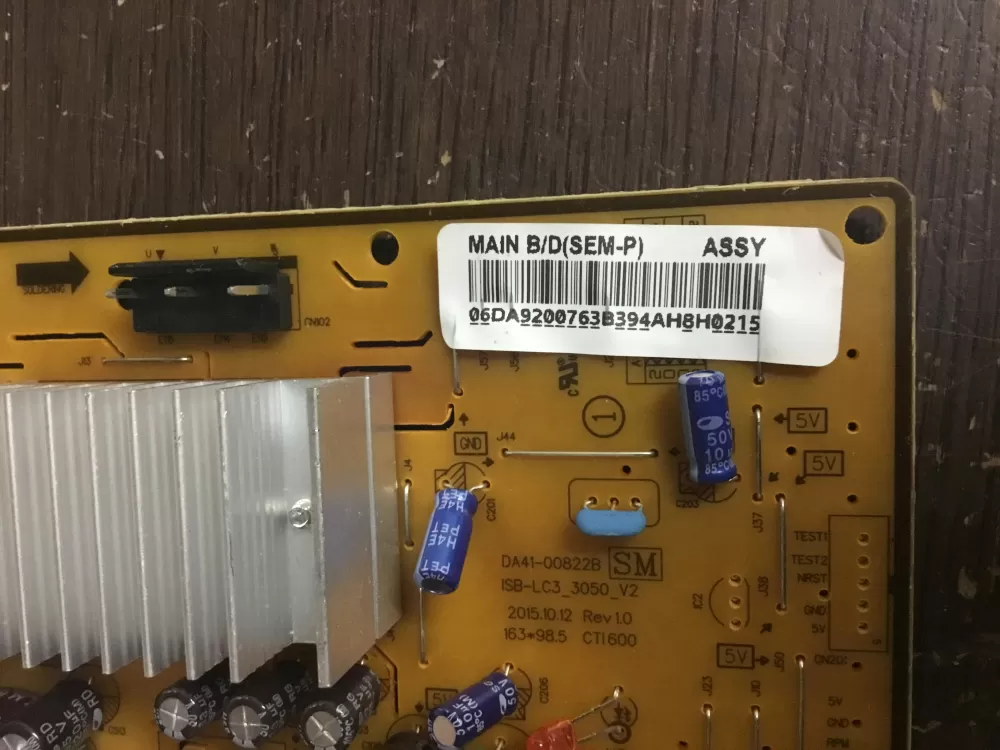 Samsung DA92-00763B Refrigerator Control Board Inverter AZ10300 | NR524