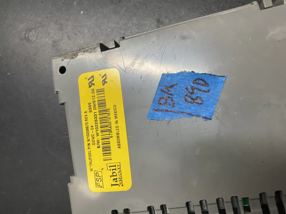 Whirlpool Maytag W10130967 Dishwasher Control Board AZ16459 | BK890