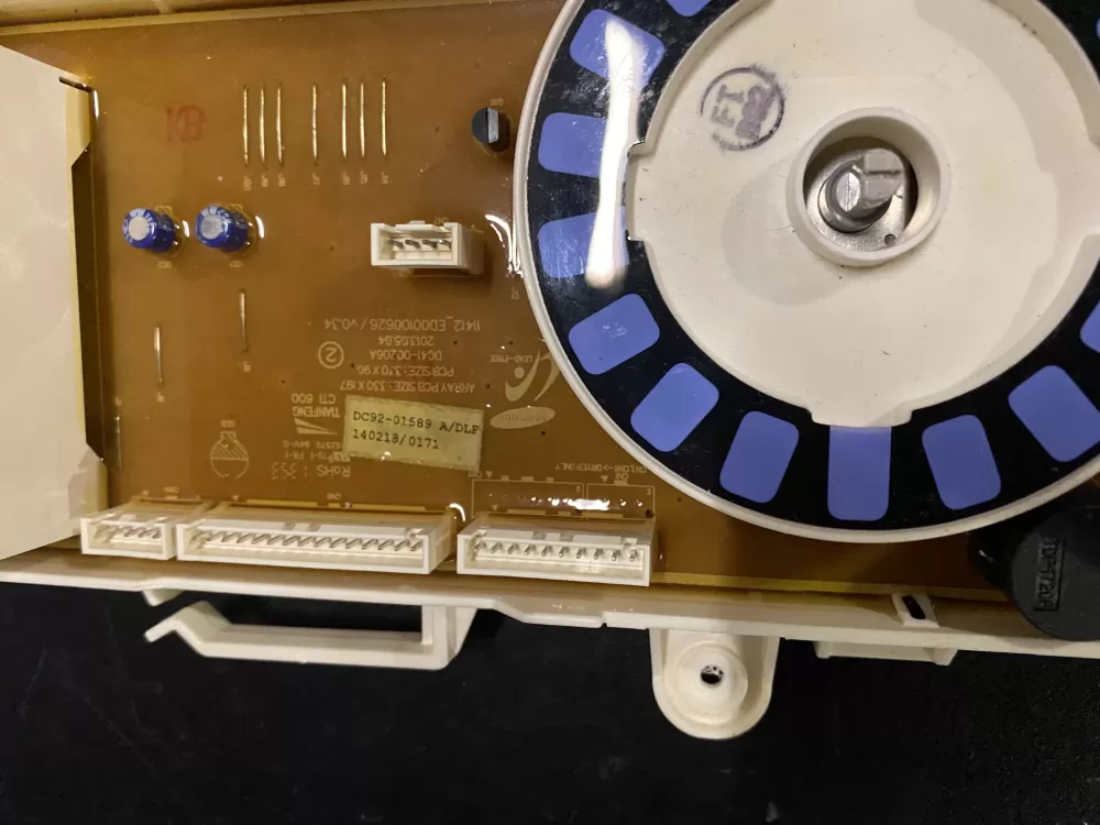 Samsung DC92-01589A  AP5916774  3996740  PS9605943 Washer PCB User Interface Control Board