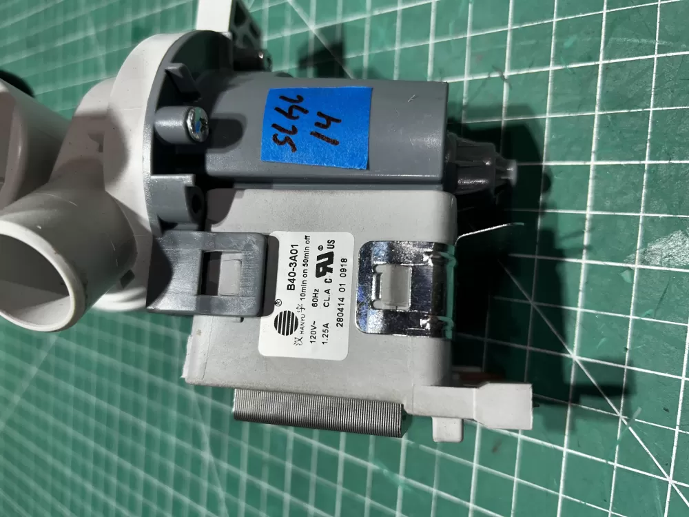 GE 290D1201G003 WH23X28418 PD00055680 WH23X27574 4958182 AP6889136 PS12723115 EAP12723115 290D1201G001 290D1201G002 B40-3A01 B30-3A02 Washer Drain Pump