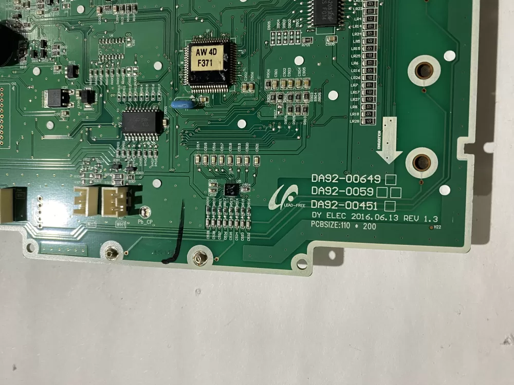 Samsung DA92 00649A Refrigerator Control Board Dispenser AZ195543 | BK88