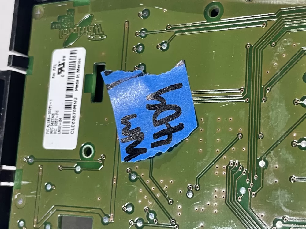 Kenmore 3407246 04 W10048200 Dryer LMUI W108200 Control Board AZ166550 | Wm409