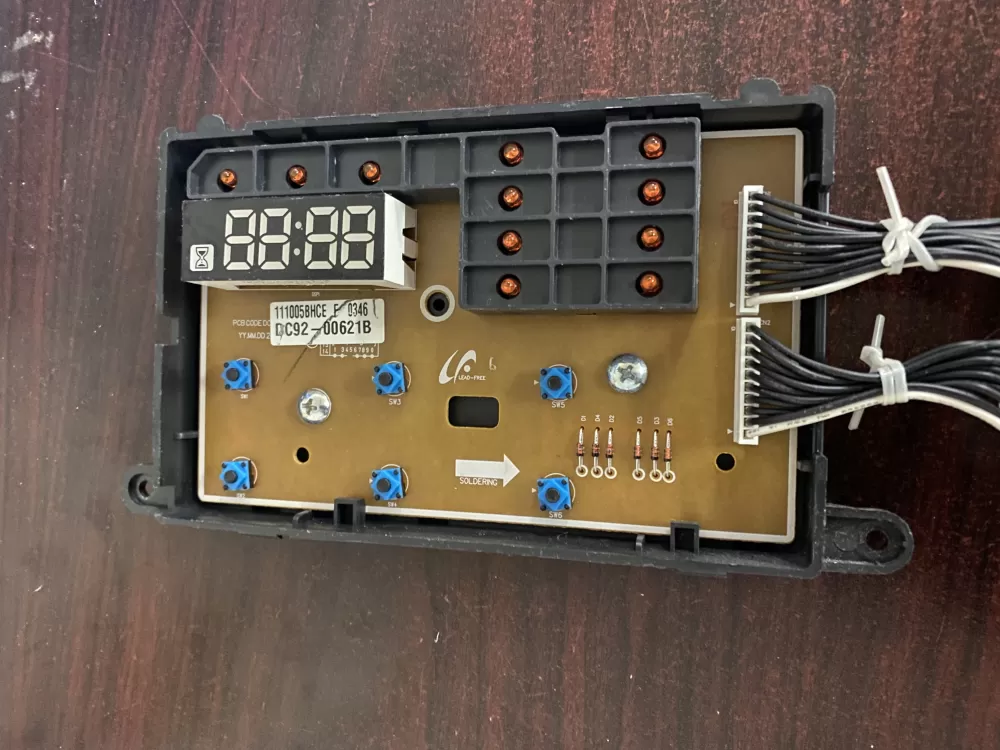 Samsung DC92 00621B Dryer Control Board AZ32582 | BK1680