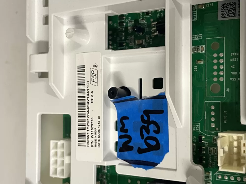 Whirlpool W11104057 W11176458 W11284809 Dryer Control AZ225793 | Wm639
