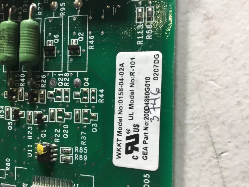 GE 200D4860G010 Refrigerator Control Board AZ47431 | NR633