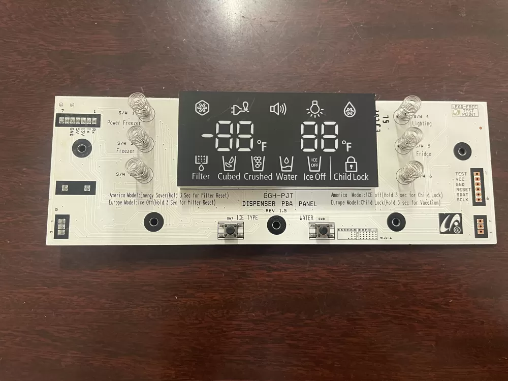 Samsung DA41-00522A Refrigerator Dispenser Control Board AZ32423 | KM24
