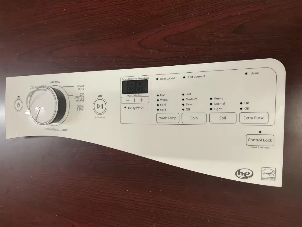 Whirlpool W10433090 W10750481 W10814583 PS11723082 Washer Control Panel