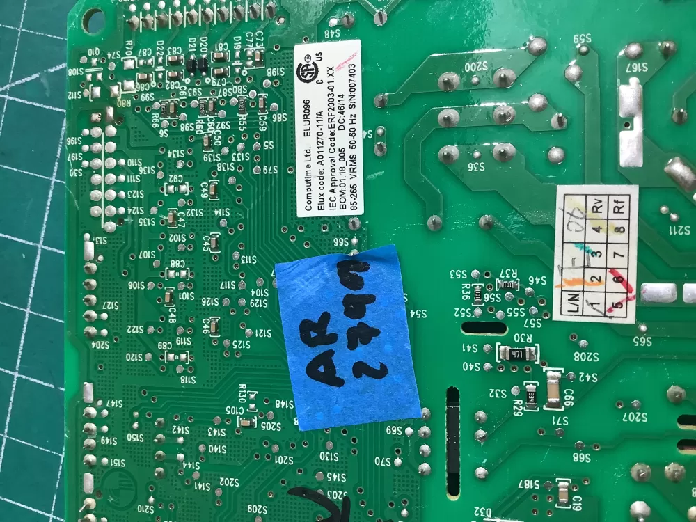 Electrolux A01127011 Control Board AZ215195 | AR2799