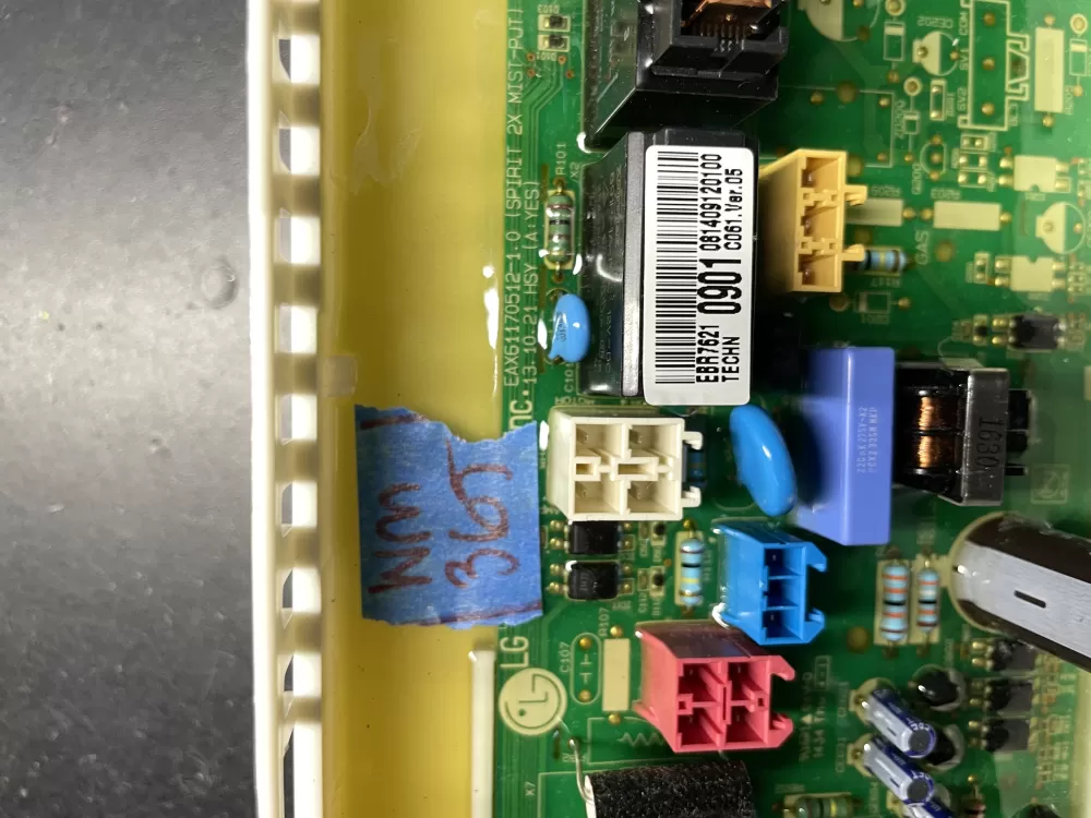 LG EAX61170512 10 EBR76210901 Dryer Control Board AZ36976 | Wm365