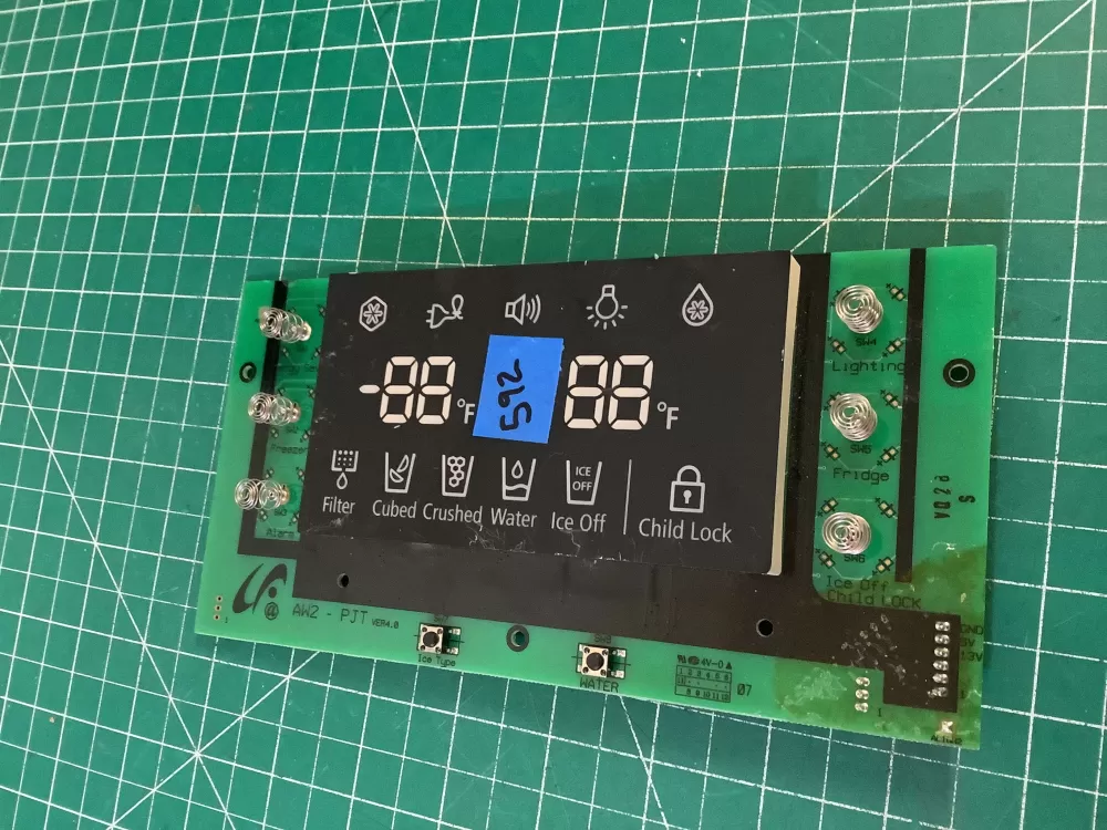 Samsung DA41-00540J Refrigerator Display Control Board Display AZ194570 | NR592