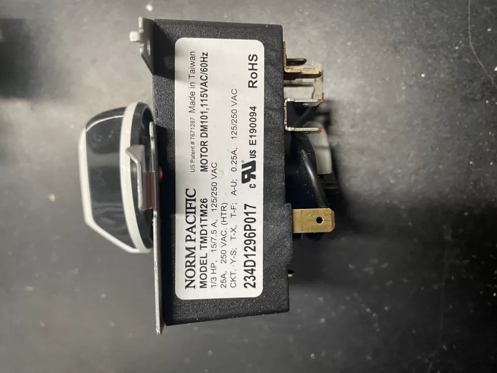 Kenmore  General Electric WE4M521 WE04X22654 PS11721520 234D1296P017 Dryer Timer