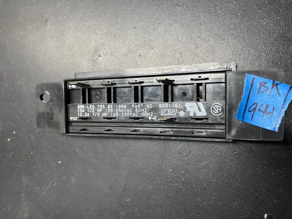 Kenmore 8051161 Dishwasher Control Board Button Switch Push AZ19857 | BK944