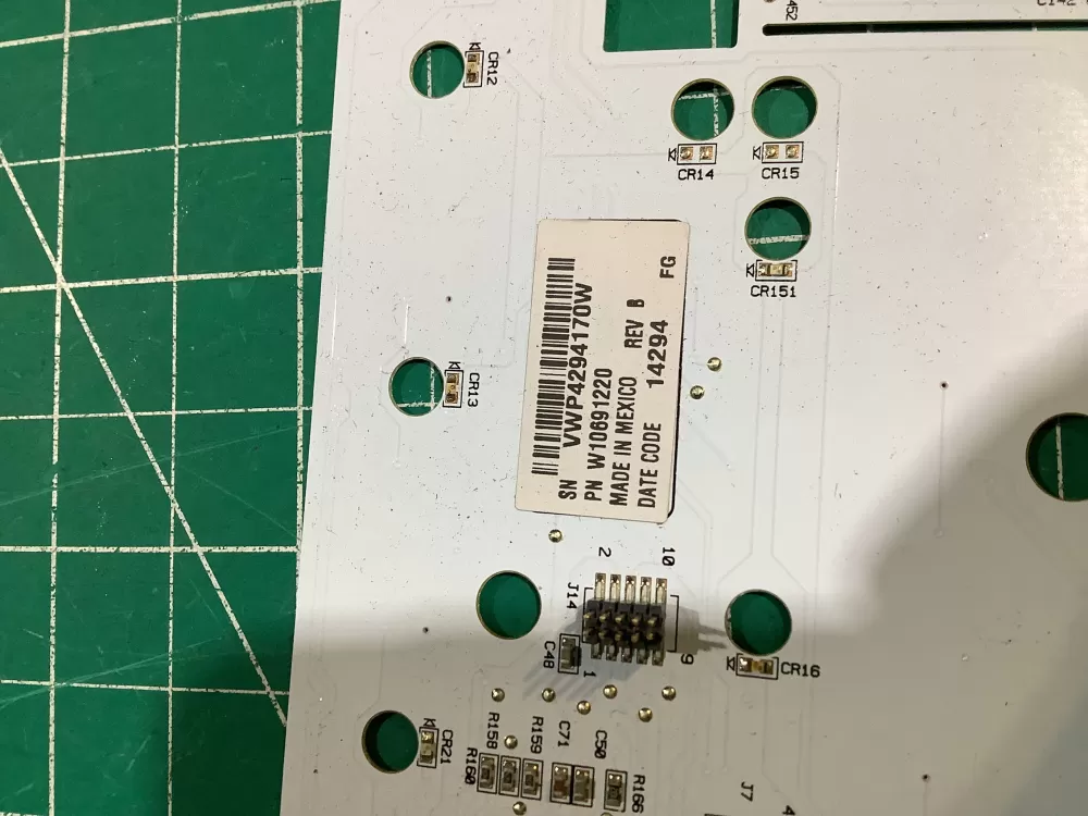 Whirlpool W10691220 Refrigerator Control Board AZ151334 | NRV781