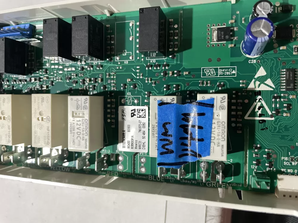 Whirlpool W10743469 Range Control Board AZ227884 | Wmv499