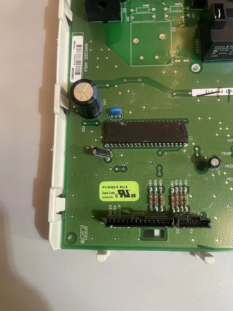 Whirlpool WP8546219 Dryer Control Board AZ191857 | KM2543