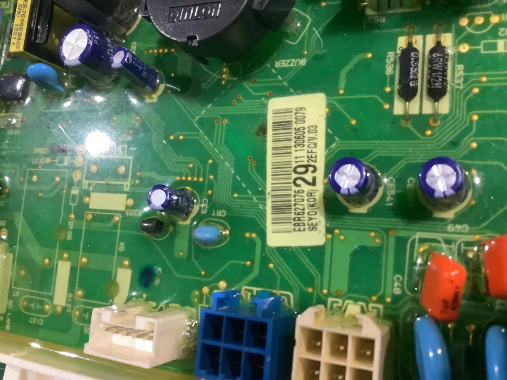 LG EBR62707629 Dryer Main Control Board AZ144694 | NRV246