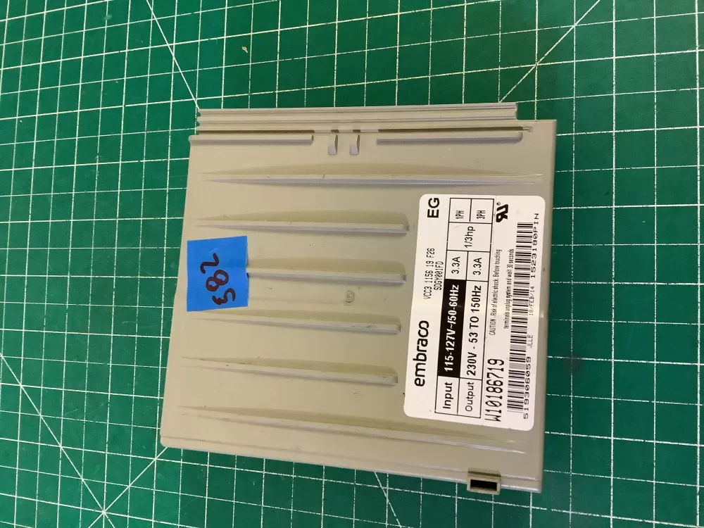 Whirlpool W1089391 Refrigerator Compressor Inverter Control AZ195958 | NR582