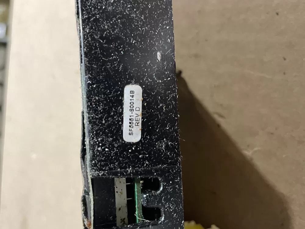 Electrolux Oven 316650014 Electronic Clock Timer Black Overlay AZ70985 | Wm624