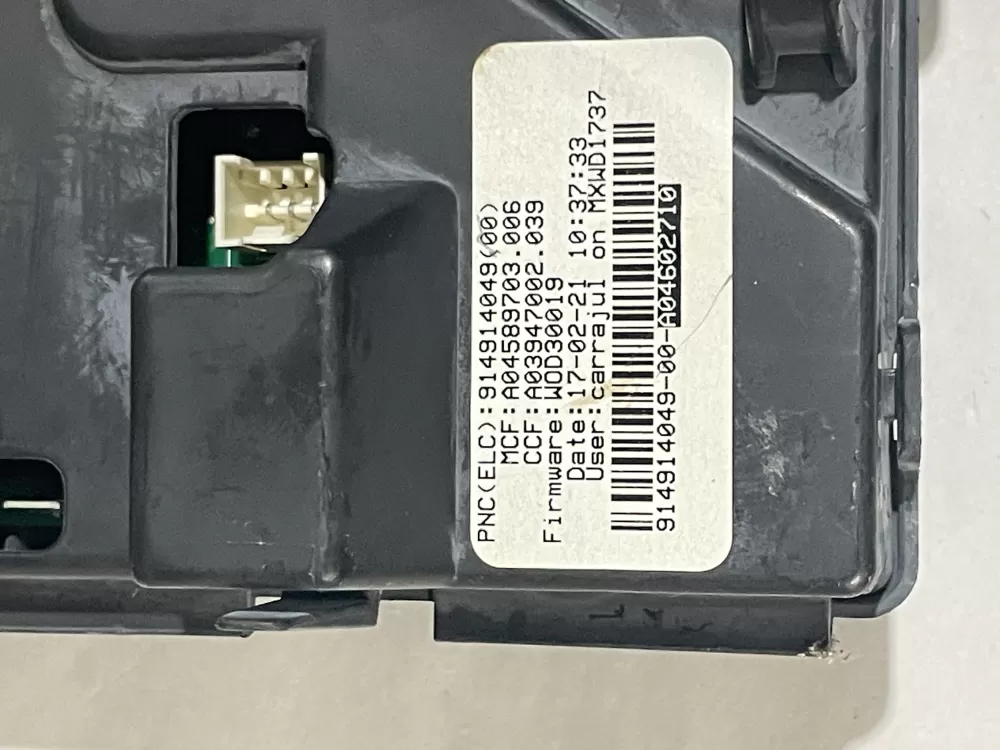 Frigidaire Washer Genuine Control # 914914050-60-a04602710 AZ163968 | Wm1187