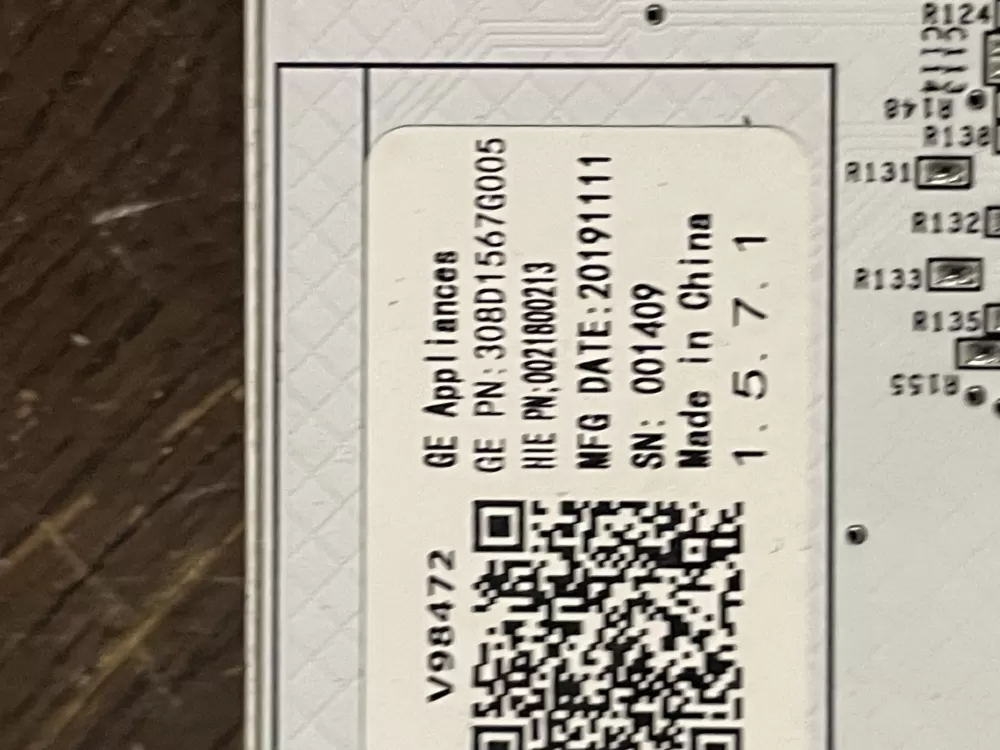 GE 308D1567G003 Washer Control Board AZ46044 | Wm77