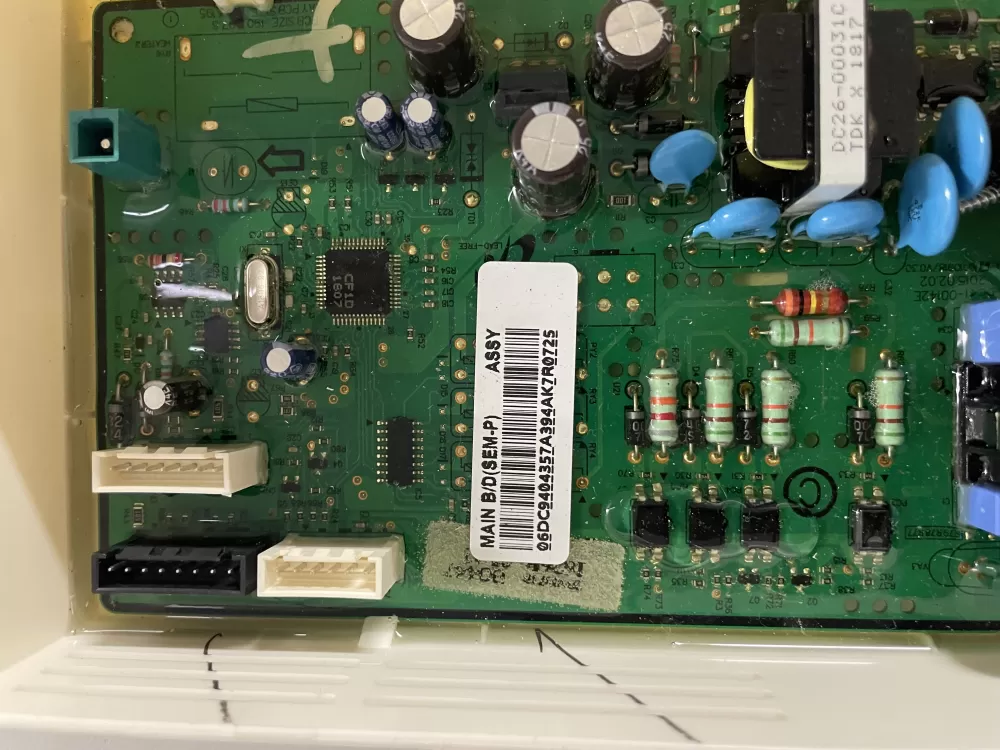 Samsung DC94 04357A Dryer Control Board AZ142095 | KM981
