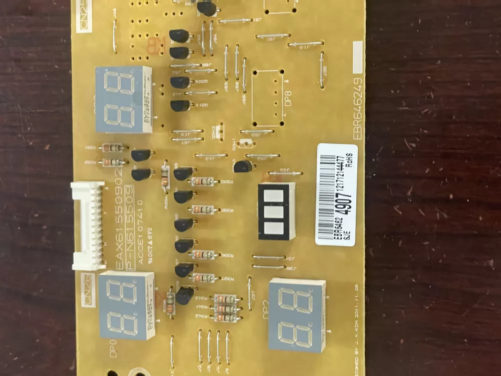 LG EBR64624908 EBR64624907 PS7792510 Range Board Control AZ78256 | KM125