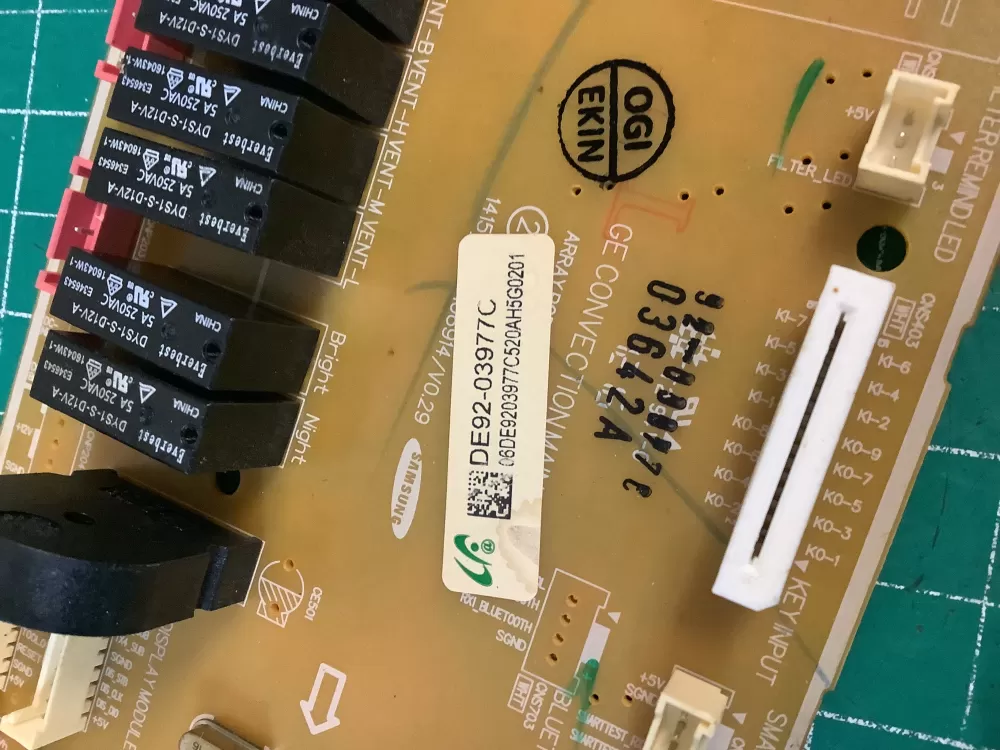 Samsung DE92 03977C Microwave Control Board Panel AZ224586 | NR1233