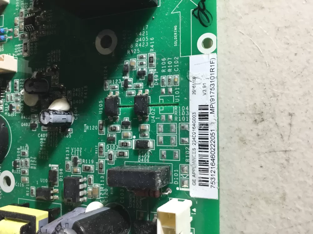 GE WE22X35978 AP7211612 234D2315G003 Dryer Control Board AZ42700 | NR1745