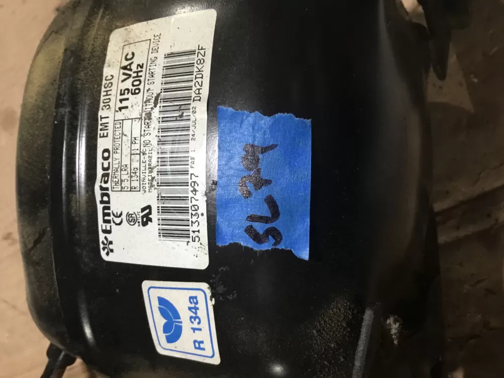 Sub Zero 7011059 513307497 Refrigerator Compressor AZ97383 | Sl79