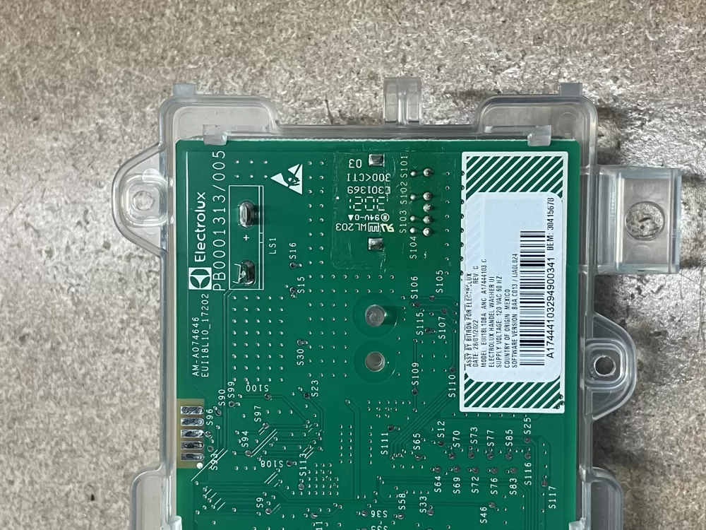 Electrolux A17444103C A17444104B Dryer Control Board Assembly AZ22158 | KM1658
