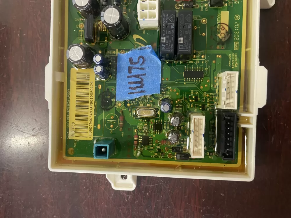 Samsung DC94-03493A Dryer Main Control Board AZ38305 | KM75