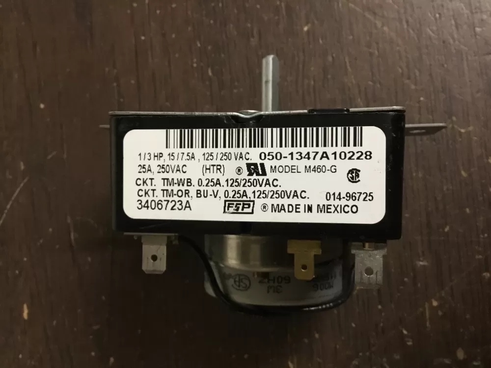 Whirlpool 3406723A 4433735 AP6008572 PS11741712 Dryer Timer AZ17645 | NR191