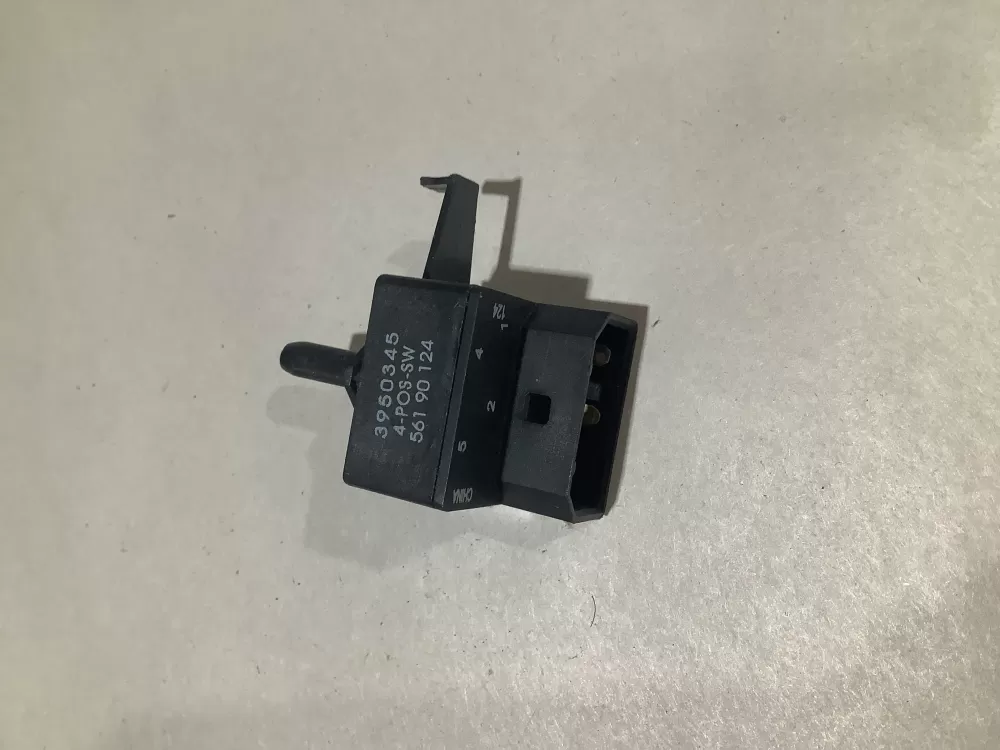 Whirlpool 661537 3347118 3348355 3950345 W10111368 W10168263 WPW10168263 Washer Switch