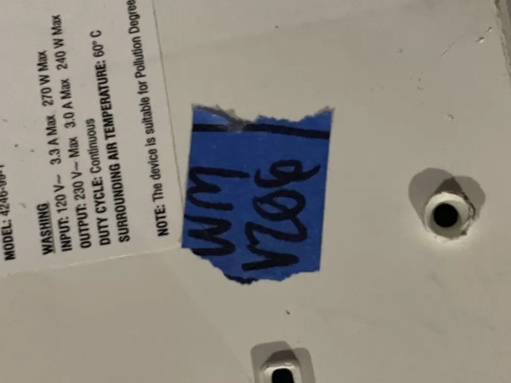 Frigidaire Kenmore Washer Control Board Main 4246-99-1 AZ33541 | Wmv206