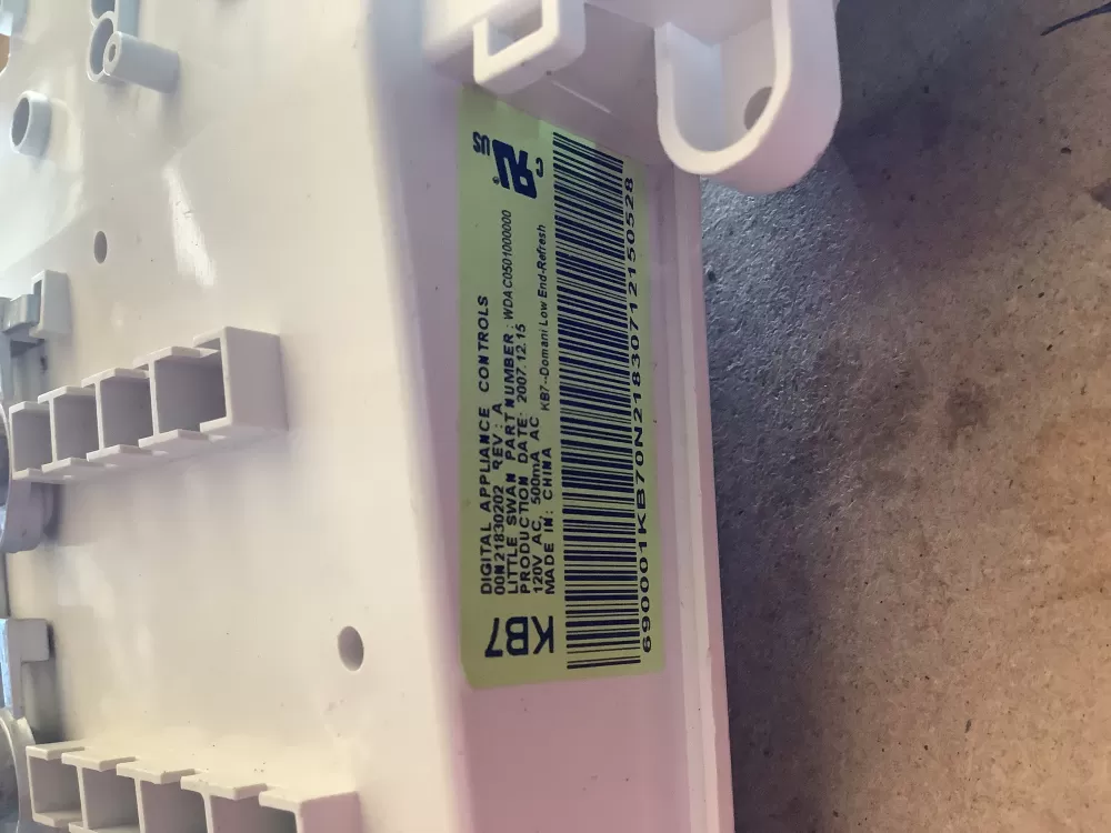 Samsung 00N21830202 Washer Control Board UI Display AZ169198 | NRV4